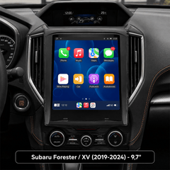 Subaru Forester / XV 2019-2024 - 9,7" Radio m. Apple CarPlay og Android Auto