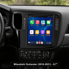 Mitsubishi Outlander 2016-2021 - 9,7" Radio m. Apple CarPlay og Android Auto