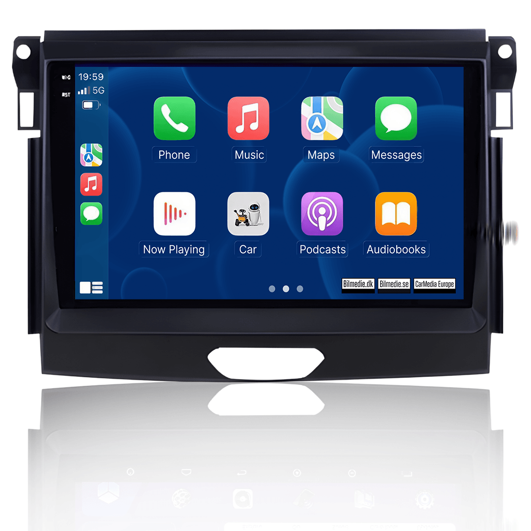 Ford Ranger 15-20 – 9" Radio m. Apple CarPlay og Android Auto