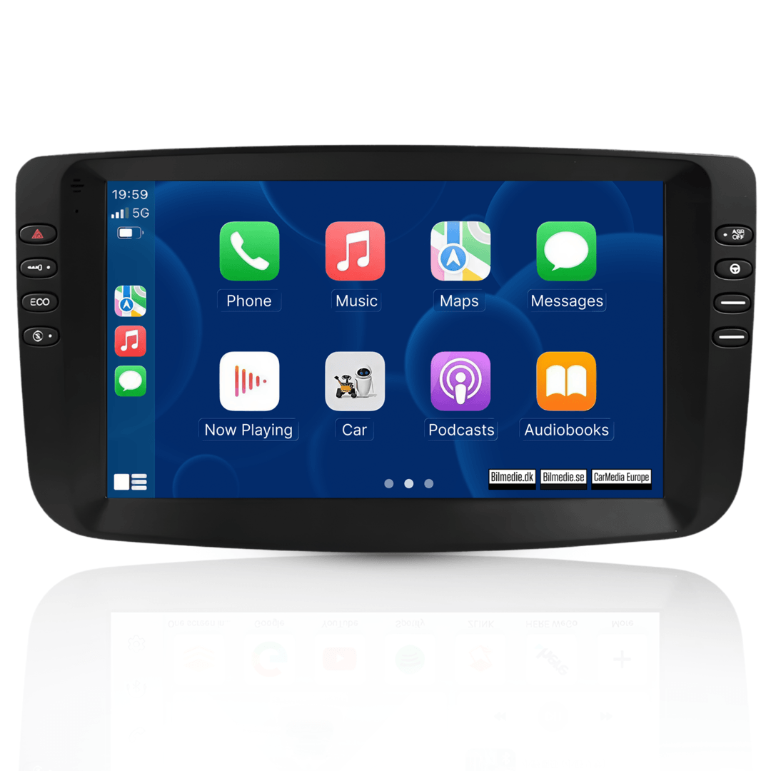 Fiat Linea Punto 2012-2015 - 9" Radio m. Apple CarPlay og Android Auto