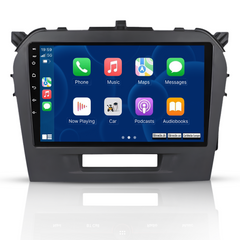 Suzuki Vitara 2014-2018 – 9” Bilradio med trådløs Apple CarPlay & Android Auto