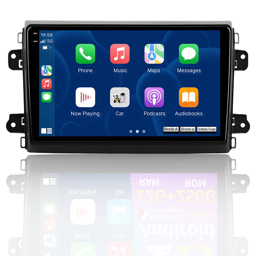 Boxer/Jumper/Ducato 20-25 - 9" Radio m. Apple CarPlay og Android Auto