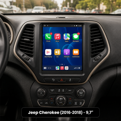 Jeep Cherokee 2016-2018 - 9,7" Radio m. Apple CarPlay og Android Auto