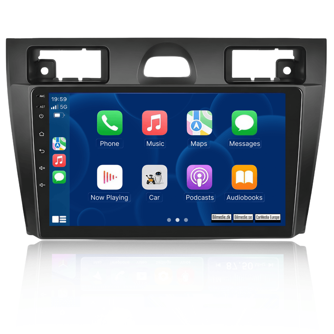 Ford Fiesta 2006-2011 – 9” Radio med trådløs Apple CarPlay & Android Auto