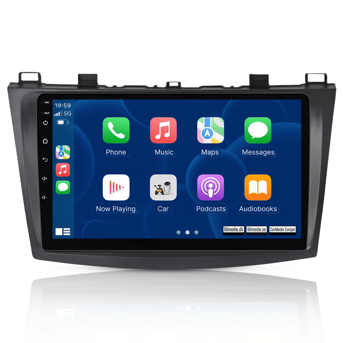 Mazda 3 2010-2013 - 9" Radio m. Apple CarPlay og Android Auto