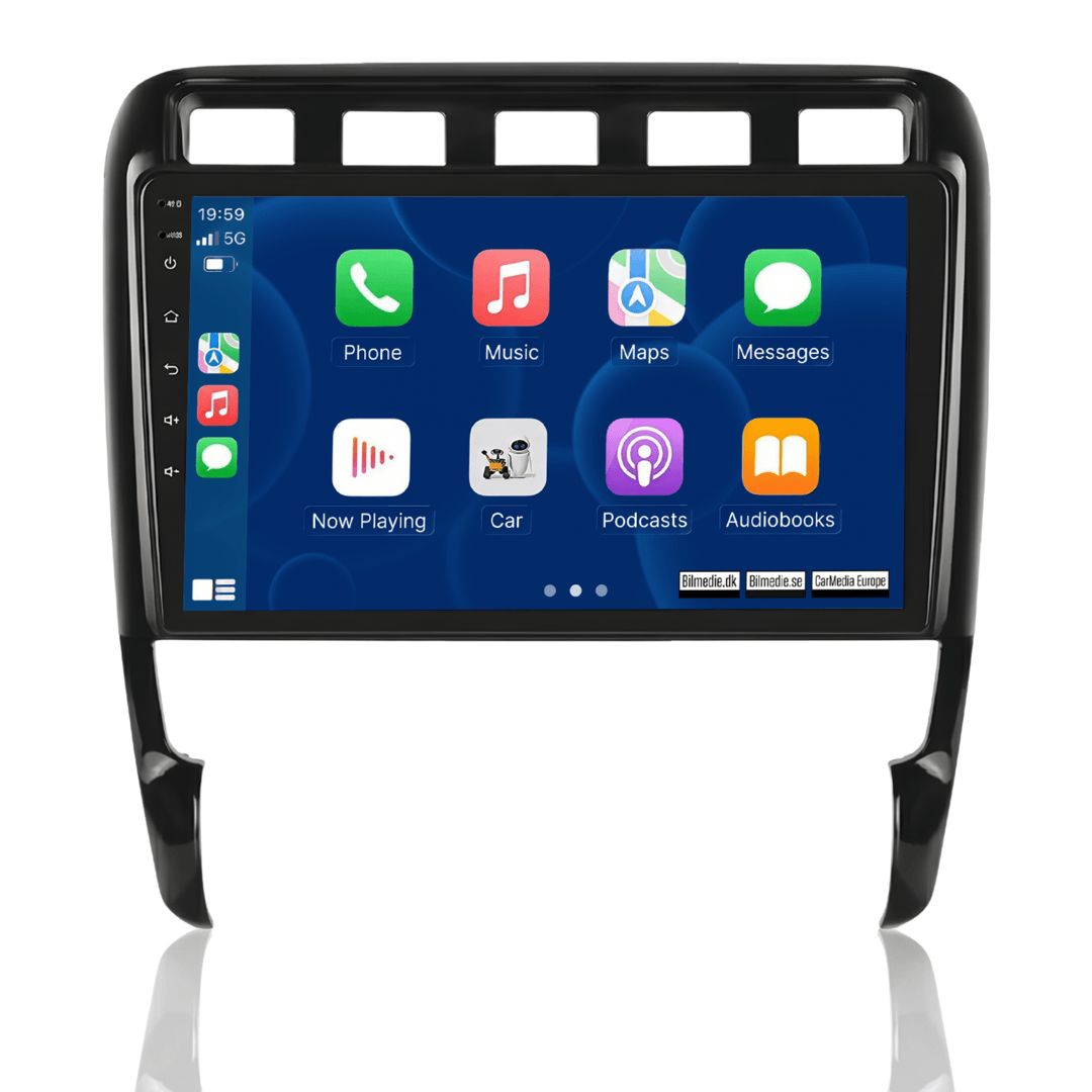Porsche Cayenne 02-10 - 9" Radio m. Apple CarPlay og Android Auto