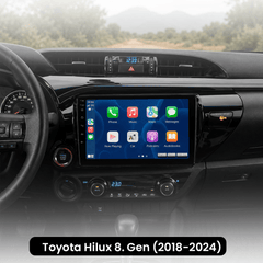 Toyota Hilux 8. Generation 2018-2024 - 10,1" Radio m. Apple CarPlay og Android Auto