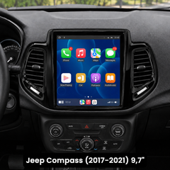 Jeep Compass 2017-2021 - 9,7" Radio m. Apple CarPlay og Android Auto
