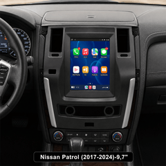 Nissan Patrol 2017-2024 - 9,7" Radio m. Apple CarPlay og Android Auto