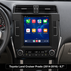 Toyota Land Cruiser Prado 2014-2016 - 9,7" Radio m. Apple CarPlay og Android Auto