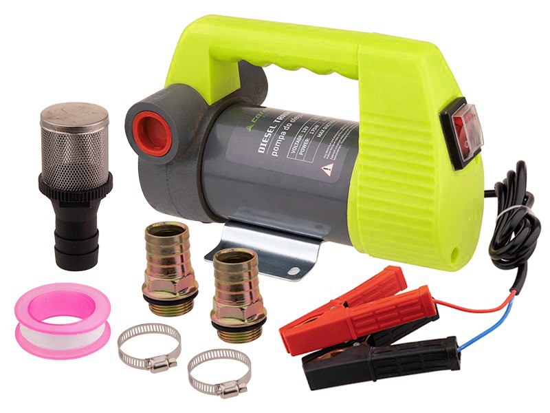 Dieselpumpe 12V 175W med filter og tilslutninger