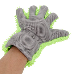 Chenille vaskehandske i mikrofiber til bilvask