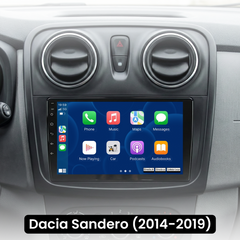 Dacia Logan/Sandero - 9" Radio m. Apple CarPlay og Android Auto