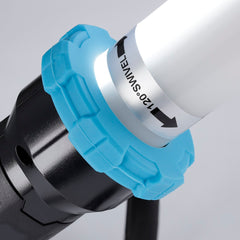 Underhood LED arbejdslampe med gummibelagte clips