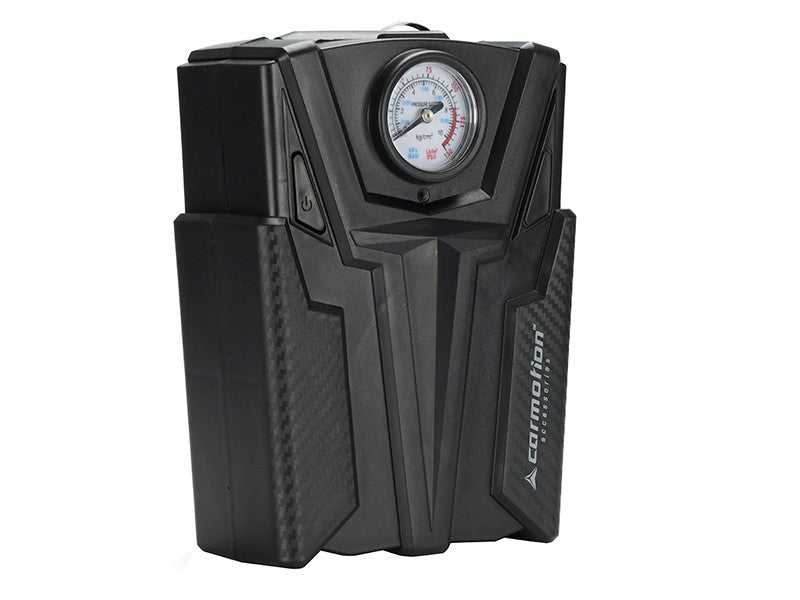 Luftkompressor 12V 150 PSI med analogt manometer og 4 adaptere