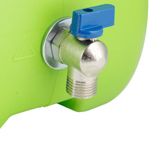 Vanddunk med fastmonteret kort metalhane 20 L