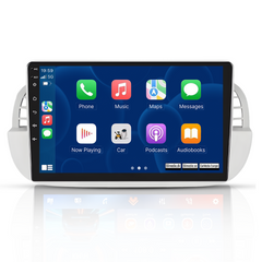 Fiat 500 07-15 - 9" Radio m. Apple CarPlay og Android Auto