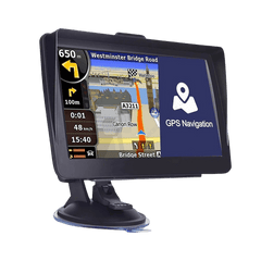 7" Touchscreen GPS Navigation – Universel with map display for easy navigation using GPS.