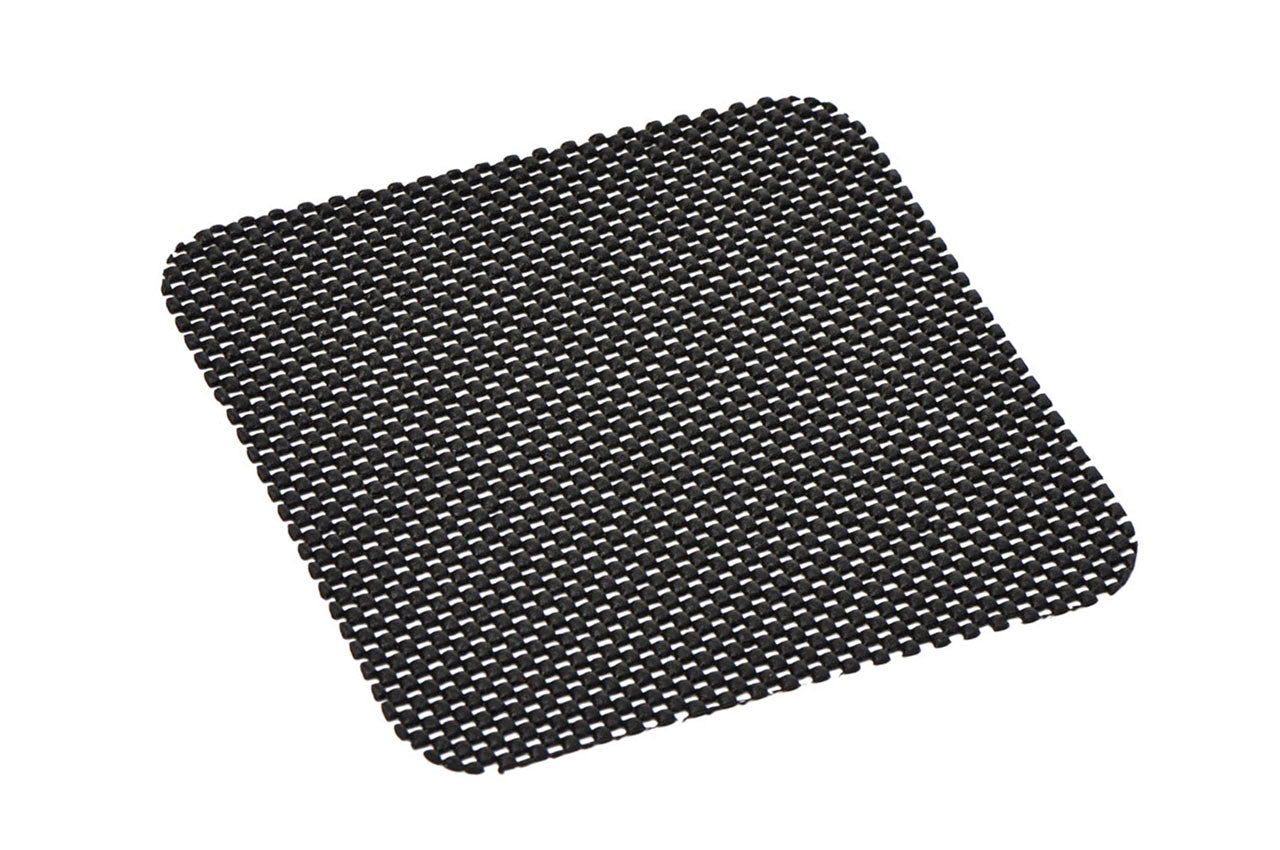 Sort skridsikker måtte på 22 x 19 cm