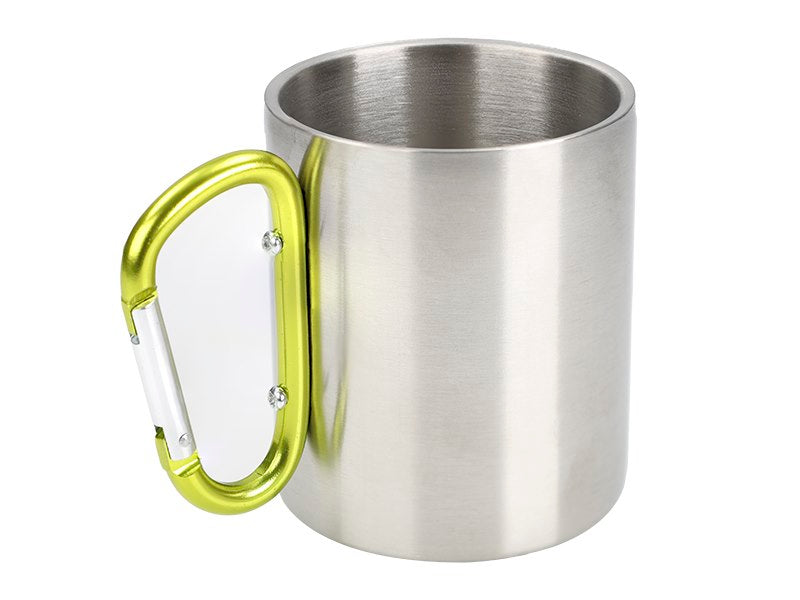 Stålkrus 300 ml med karabinhåndtag fra CARMOTION
