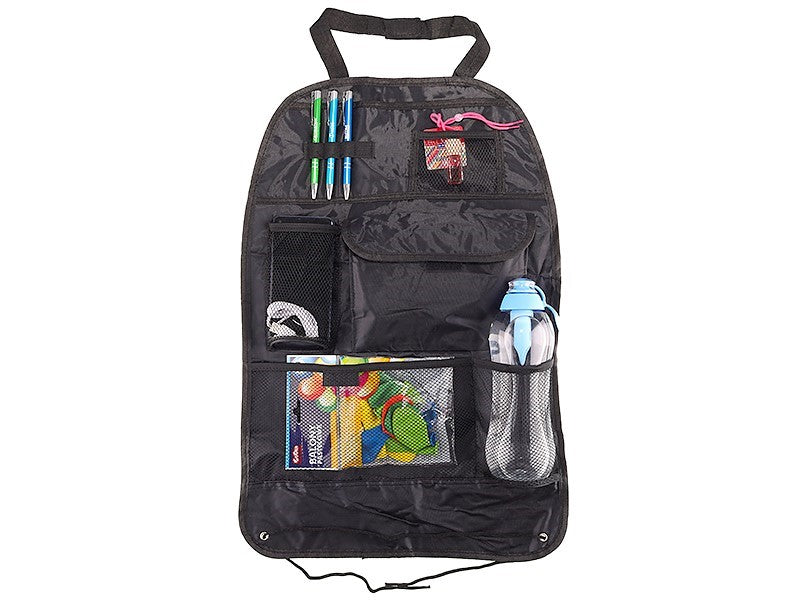Bagsædeorganizer 59x38 cm i sort fra CARMOTION
