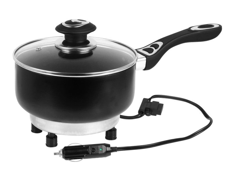 Elektrisk gryde 12V 150W 1,9L med låg fra CARMOTION