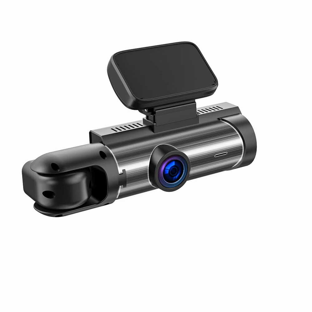 Dual Dashcam med skærm – Front & Kabine kamera (1080p, nattesyn, 360°)