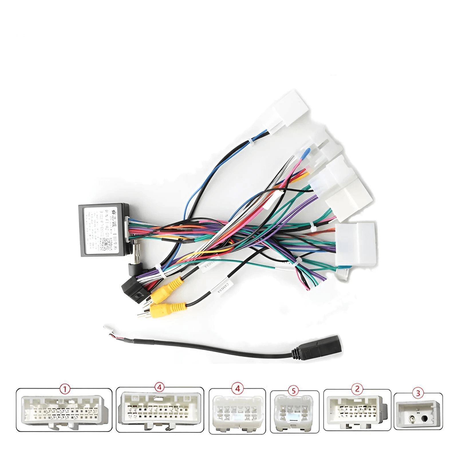 Radiokabel til Toyota m. Canbus og org. kamera – Bilmedie.dk