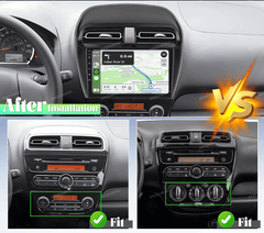 Mitsubishi Space Star 12-18 - 9" Radio m. Apple CarPlay og Android Auto