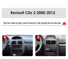 Renault Clio 00-12 - 9" Radio m. Apple CarPlay og Android Auto