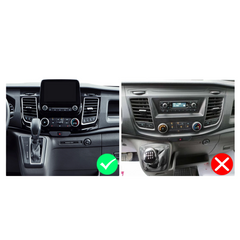 Ford Transit 21-25 - 10,1" Radio m. Apple CarPlay og Android Auto