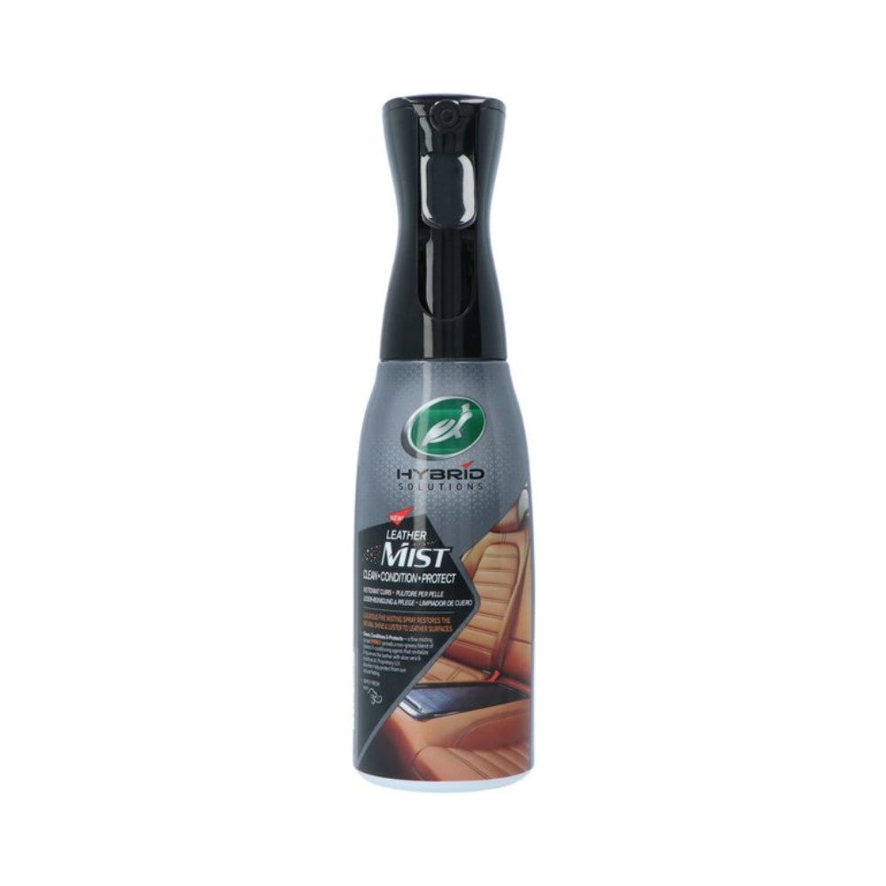 Turtle Wax Hybrid Solutions Læderbalsam 591ml sprayflaske til pleje af læderoverflader.