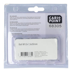 Carpoint låsbare hjulbolte M12x1,5x26mm C-kuglehoved
