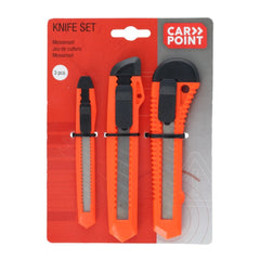 Carpoint knivsæt, 3 dele