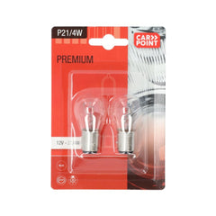 Carpoint Premium-bilpærer P21/4W, 2 stk.