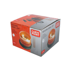 Carpoint roterende advarselslys 12V orange xenon