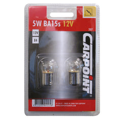 Carpoint reservepære R5W BA15s/207 blisterpakning, 2 stk.