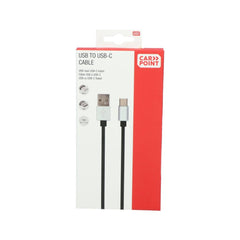 Carpoint USB-A til USB-C-kabel, 1 meter