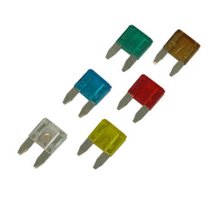 Carpoint Mini-fladsikringer, assorterede 7,5-30 A, 6 stk.