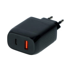 Carpoint hurtigoplader med to porte (væg) – 20 W USB-C + 18 W USB-A 3.0