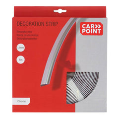 Carpoint krom-dekorationsliste 12 mm / 8 meter