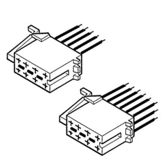 Carpoint ISO-adapterkabel (han) til radio – strøm og højttaler