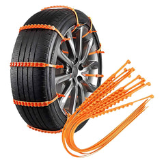 Universal anti-skid dækstropper 920 mm – 10 stk. til sne, is og glatte veje
