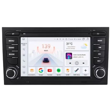 Audi A4 00-08 - 7" Radio m. Apple CarPlay og Android Auto (2+32GB)