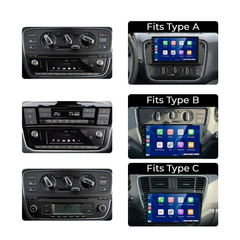 VW Up/Seat Mii/Skoda Citigo 17-23 - 9" Radio m. Apple CarPlay og Android Auto