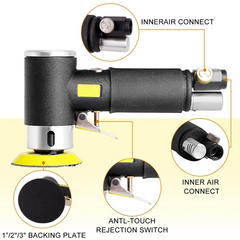 Pneumatisk Polermaskine & Mini Air Sander Combo 1200 RPM
