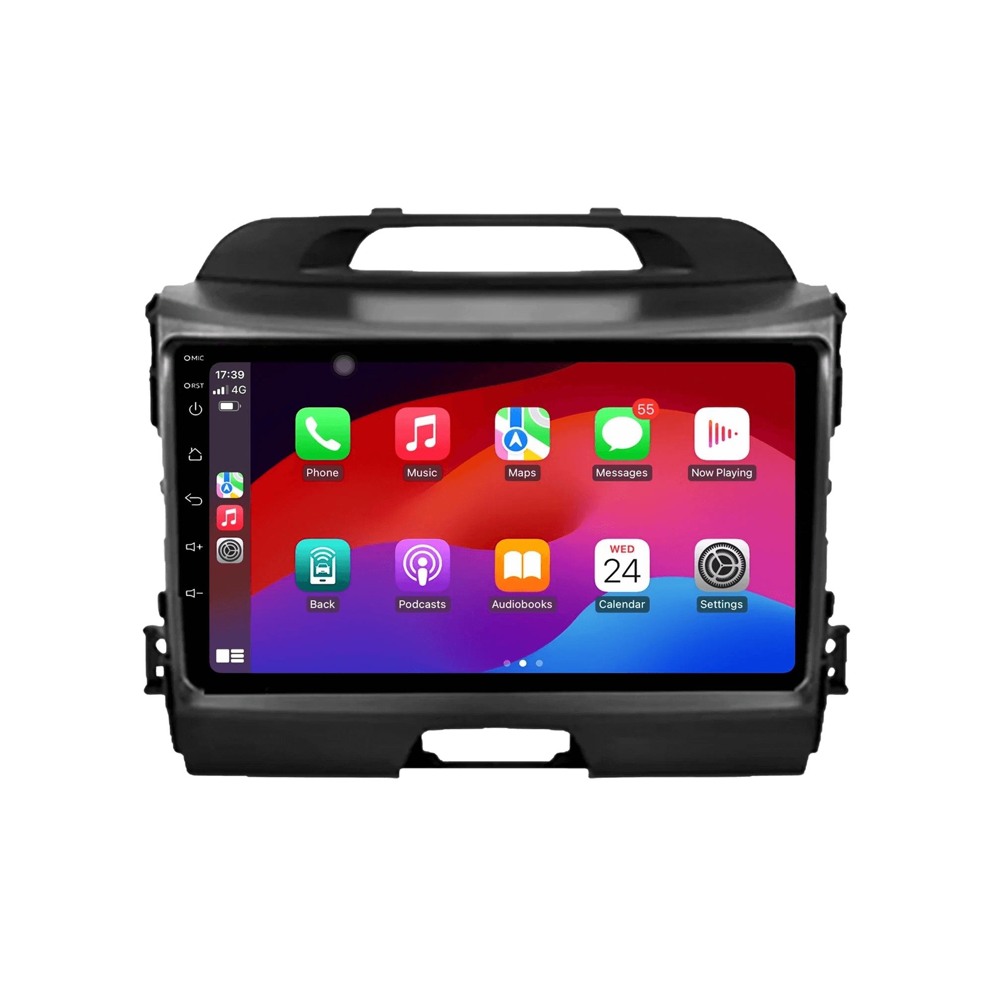 Kia Sportage 10-16 - 9" Radio m. Apple CarPlay og Android Auto – Bilmedie.dk