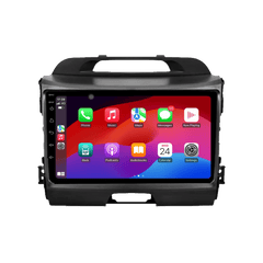 Kia Sportage 10-16 - 9" Radio m. Apple CarPlay og Android Auto – Bilmedie.dk