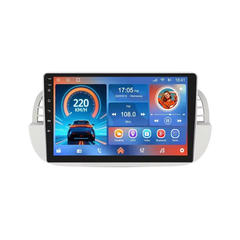 Fiat 500 07-15 - 9" Radio m. Apple CarPlay og Android Auto