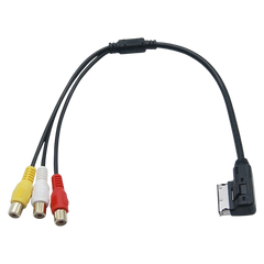 AMI til RCA adapterkabel – 3 x RCA hun (gul, hvid, rød)